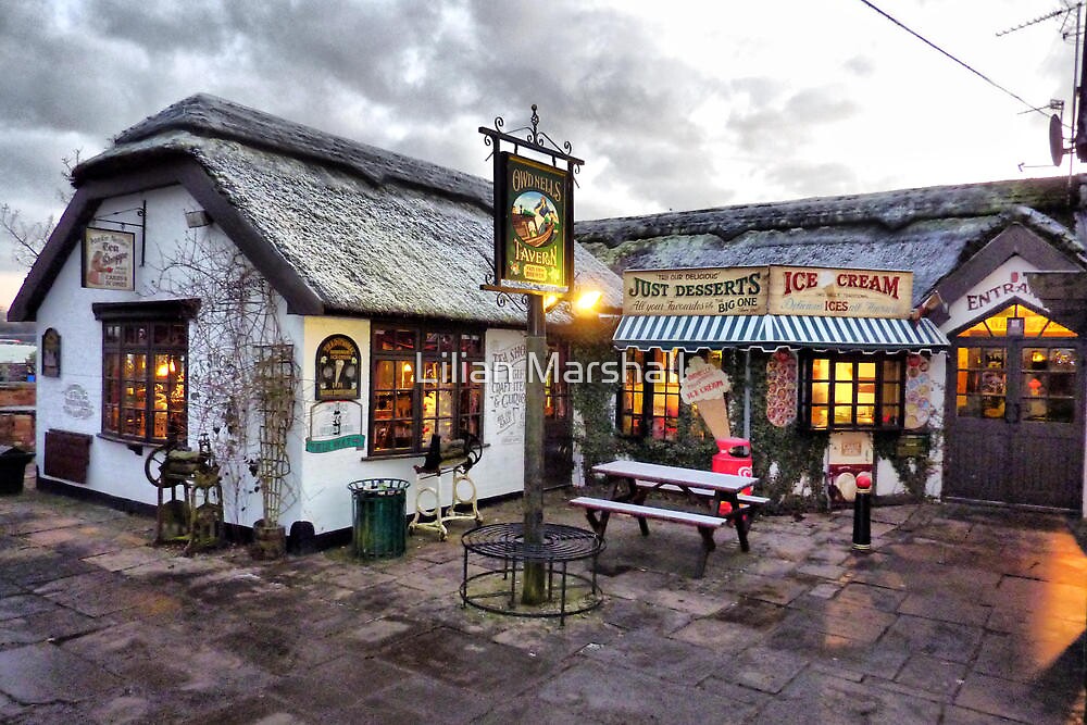 "Owd Nells Tavern." by Lilian Marshall Redbubble