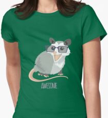 Awesome Possum Women's Fitted T-Shirt
