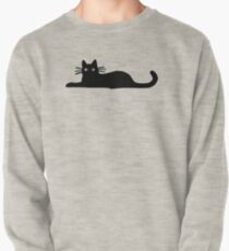 Schwarze Katze Pullover