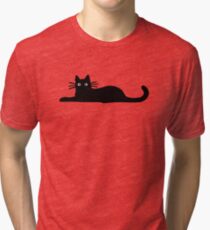 Black Cat Tri-blend T-Shirt
