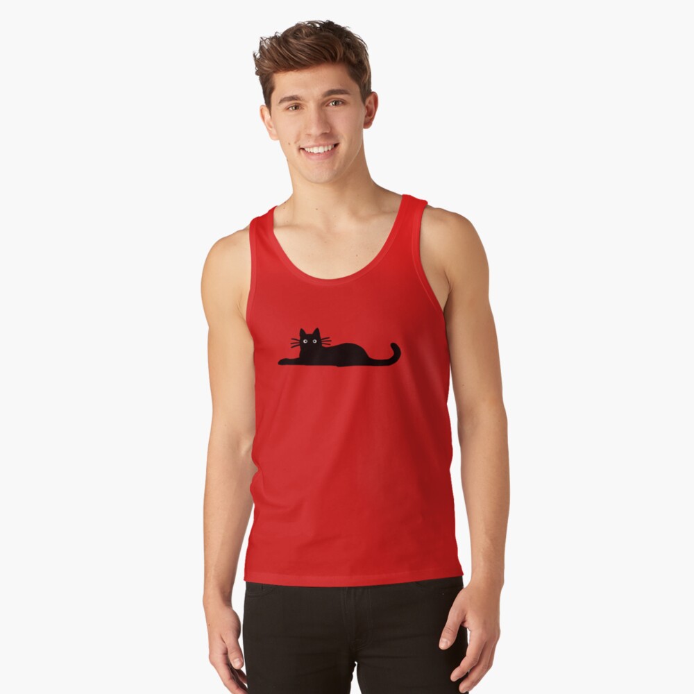 Black Cat Tank Top
