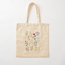 Frühling Botanicals Baumwolltasche