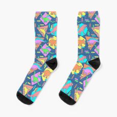 Nineties Dinosaurs Pattern Sock