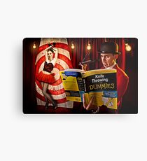 knife throwing for dummies Metal Print
