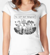 Sie können nicht selbstgezogen sein Tailliertes Rundhals-Shirt