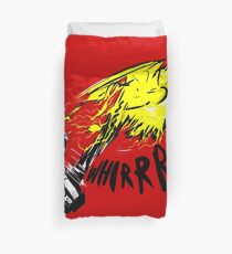 Borderlands Psycho on Fire Duvet Cover