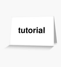 tutorial Greeting Card