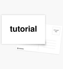 tutorial Postcards
