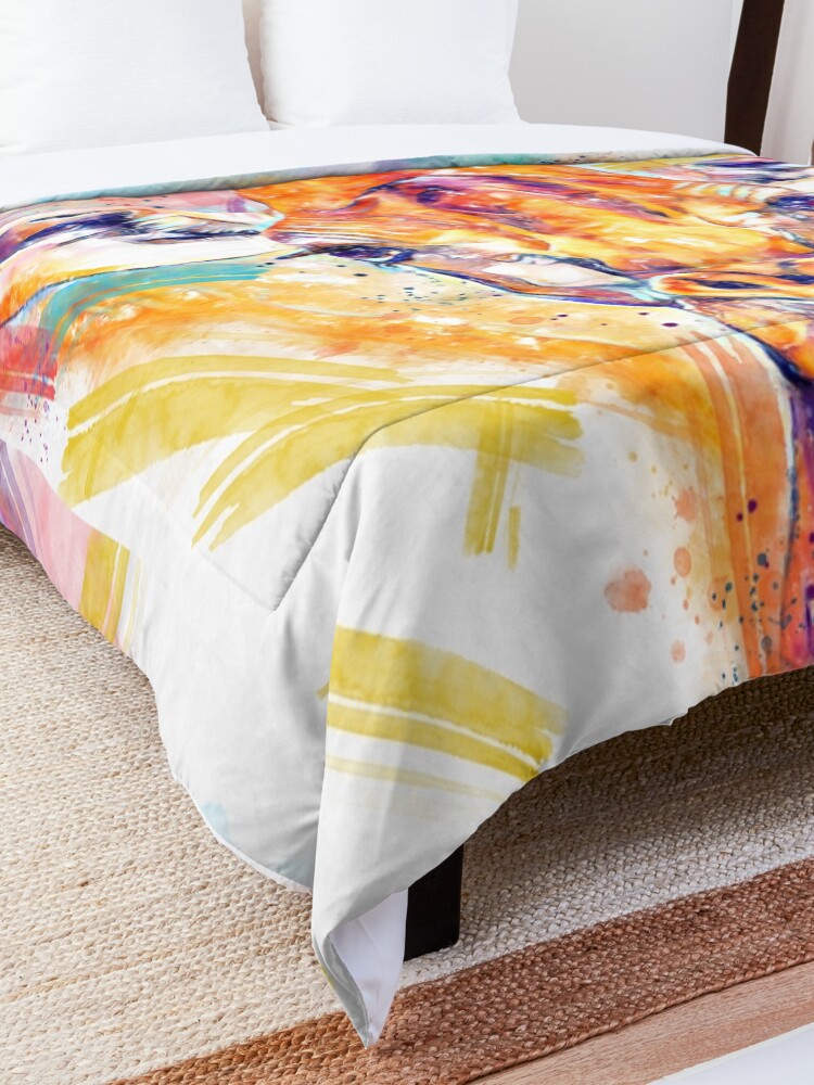 Alternate view of Mrs' Giraffe Comforter