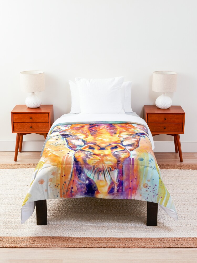 Alternate view of Mrs' Giraffe Comforter