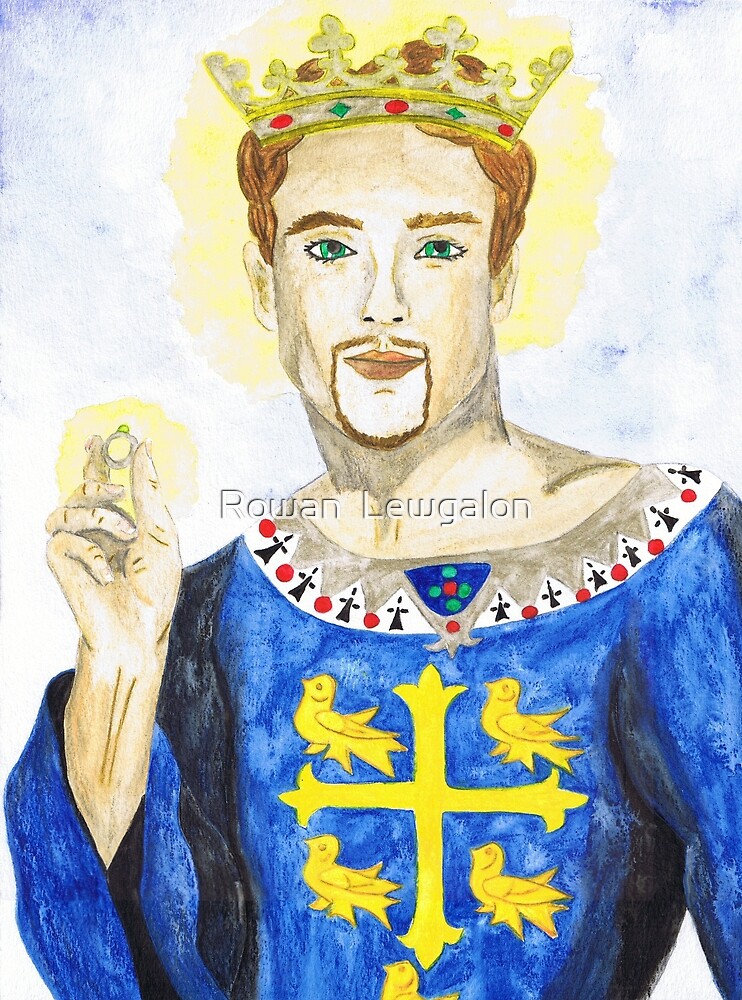 "Saint Edward the Confessor" by Rowan Lewgalon Redbubble