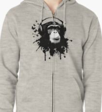Monkey Business Zipped Hoodie