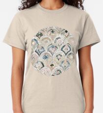 Art Deco Marble Tiles in Soft Pastels Classic T-Shirt