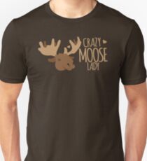 Crazy Moose Lady Slim Fit T-Shirt