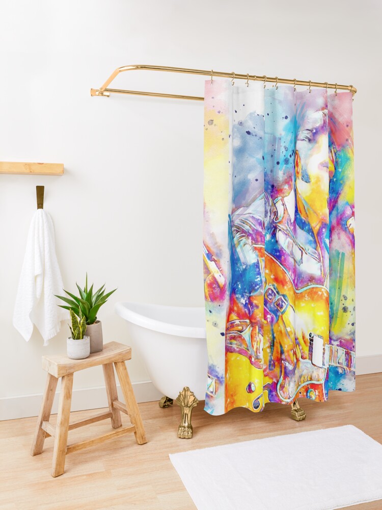 Alternate view of Elvis Shower Curtain