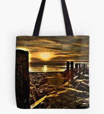 Golden Llanfairfechan Tote Bag