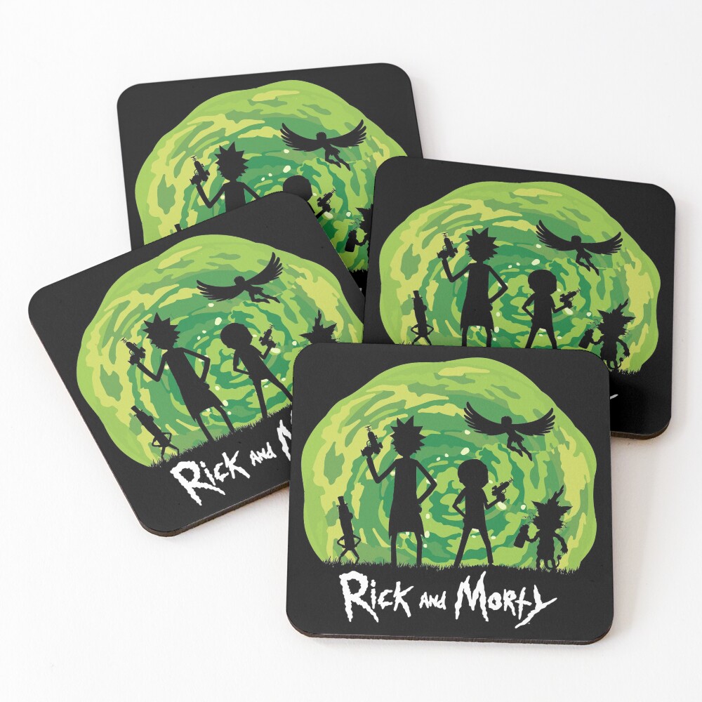 Schwifty Patrol Coasters (Set of 4)