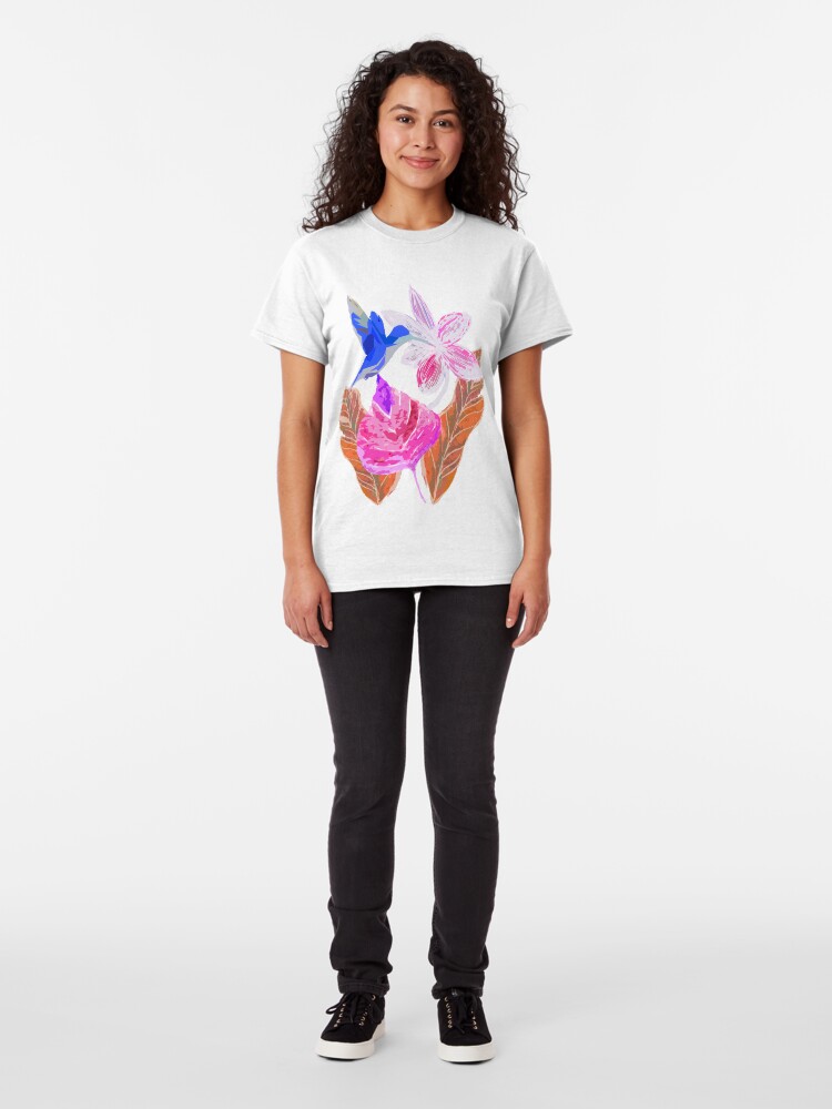 Alternative Ansicht von Kolibri und botanic Classic T-Shirt