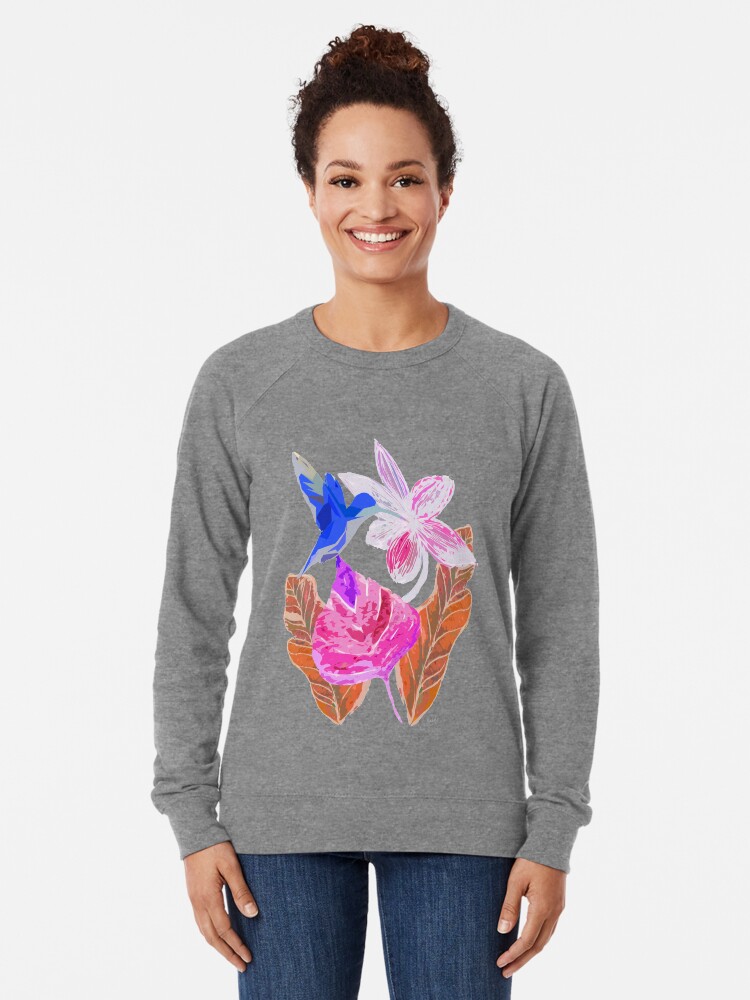 Alternative Ansicht von Kolibri und botanic Leichter Pullover