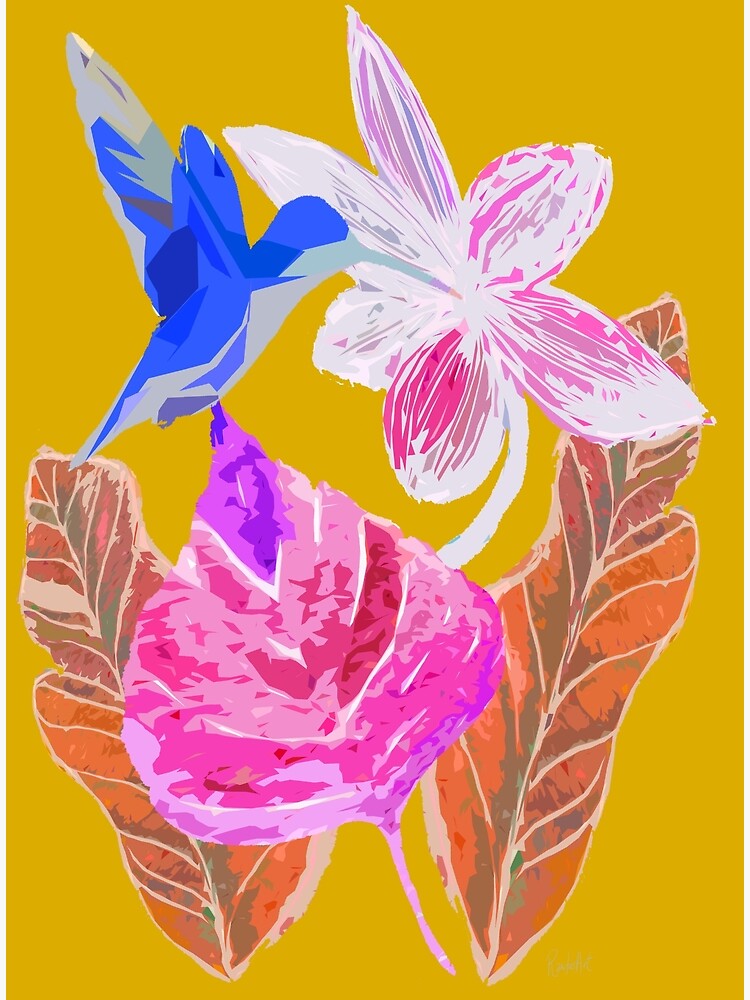 Kolibri und botanic von RanitasArt