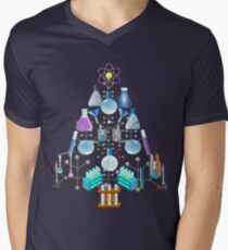 Oh Chemie, oh Chemikerbaum T-Shirt mit V-Ausschnitt