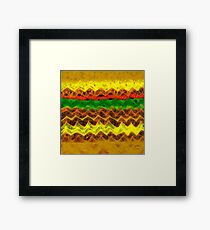 CHEESE BURGER Framed Print