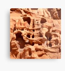wheathered stone Metal Print