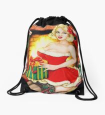 Christmas Eve Drawstring Bag