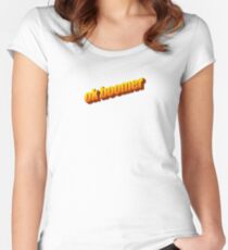 Ok Boomer Fitted Scoop T-Shirt