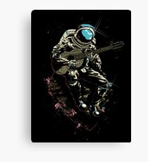 Guitarist Spaceman Canvas Print