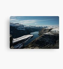Trolltunga Canvas Print