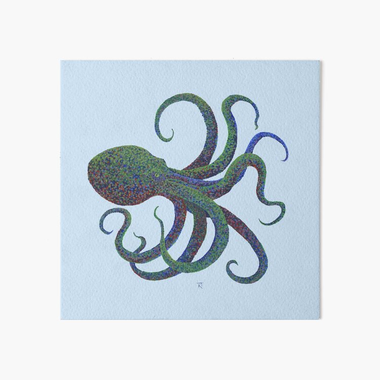 Octopus Art Board Print