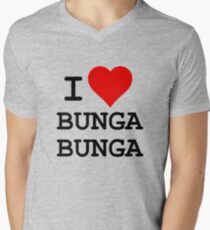 I Love BUNGA BUNGA Men's V-Neck T-Shirt