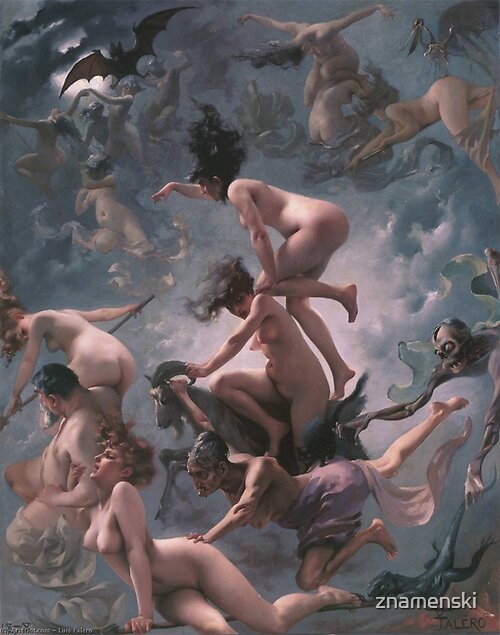 	Luis Ricardo Falero - Witches going to their Sabbath (1878)Shop all products	