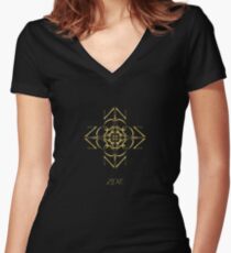 zoe Women's Fitted V-Neck T-Shirt