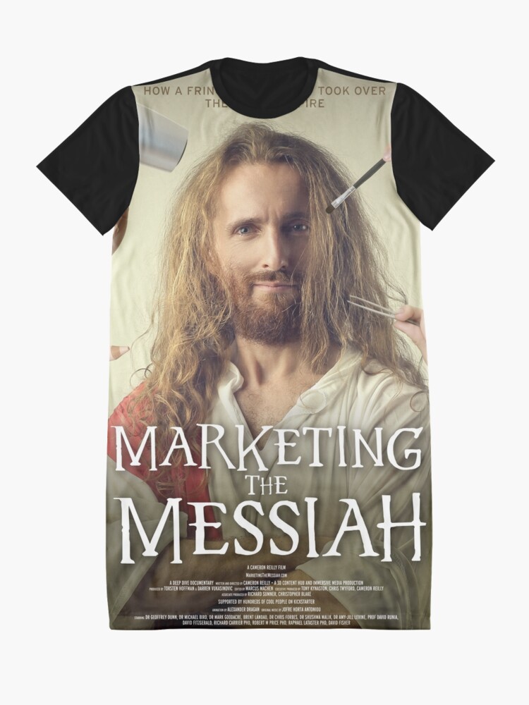 Alternate view of Marketing The Messiah Poster Graphic T-Shirt Dress
