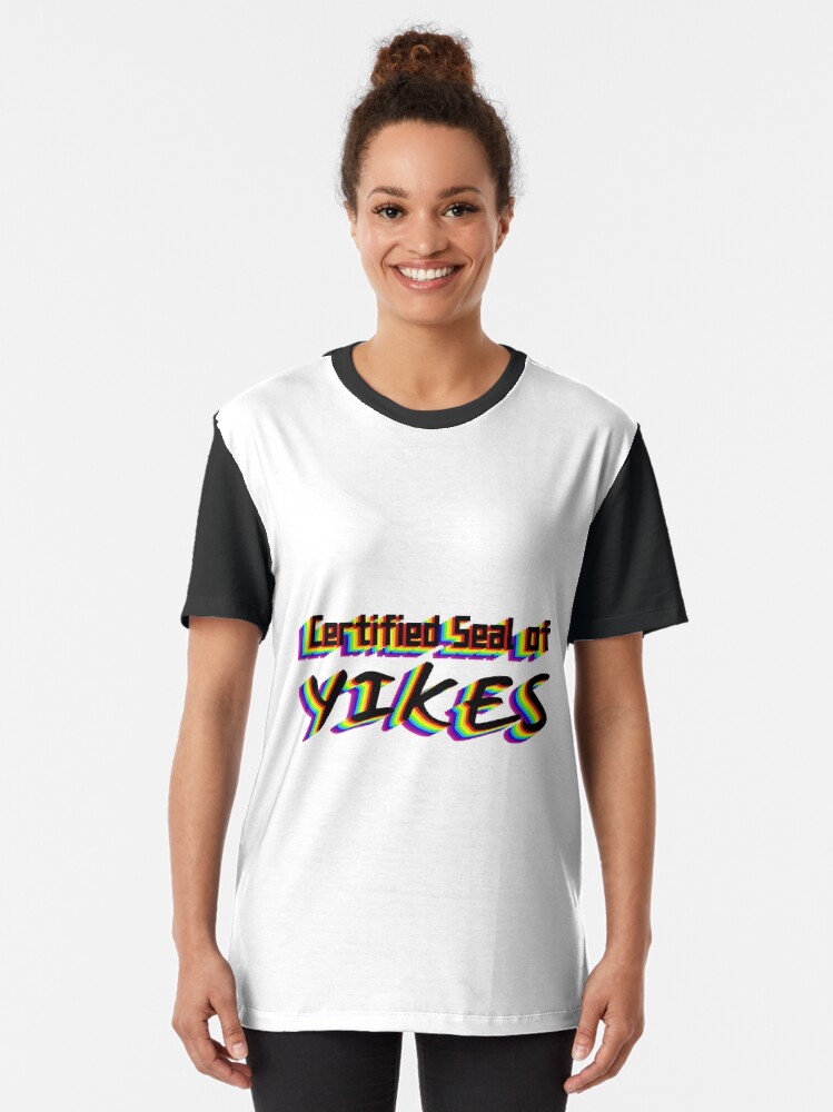 Alternate view of Certified Seal of Yikes Graphic T-Shirt