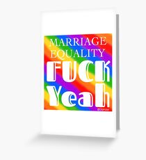 Marriage Equality Greeting Card