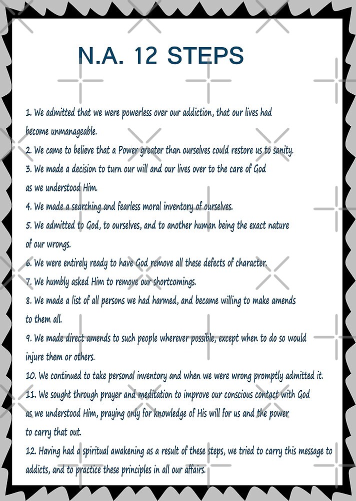 Aa 12 Steps Printable They Provide A Way Of Enabling People To Consider ...
