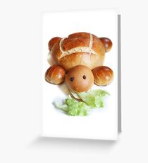 Turtle Bread Greeting Card