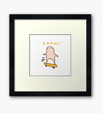 Honest Blob - Zoom! Framed Print