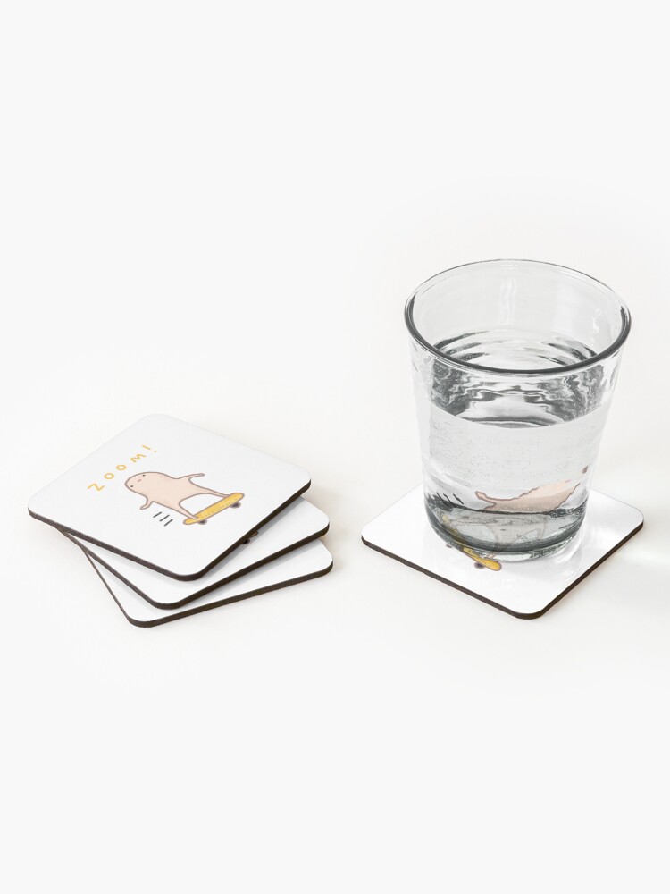 Alternate view of Honest Blob - Zoom! Coasters (Set of 4)