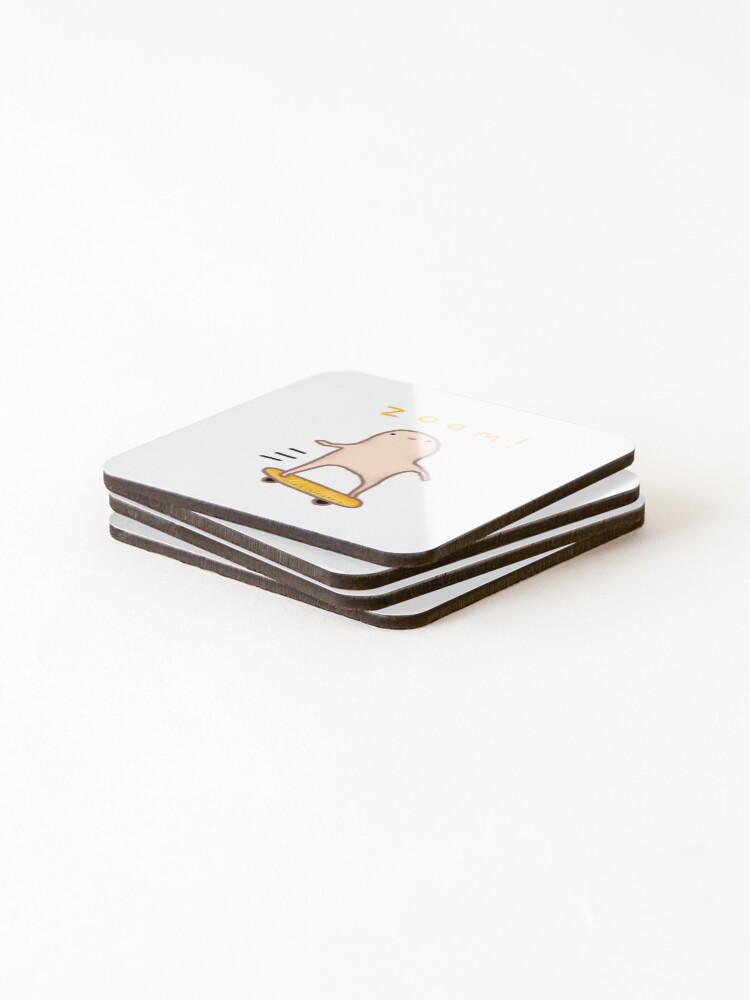 Alternate view of Honest Blob - Zoom! Coasters (Set of 4)