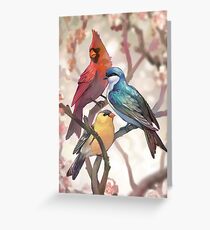 Birds Greeting Card