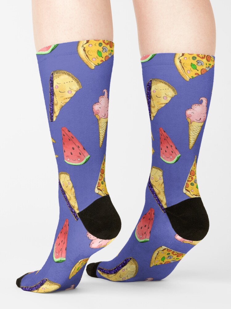 Alternate view of Happy Picnic Triangles Socks