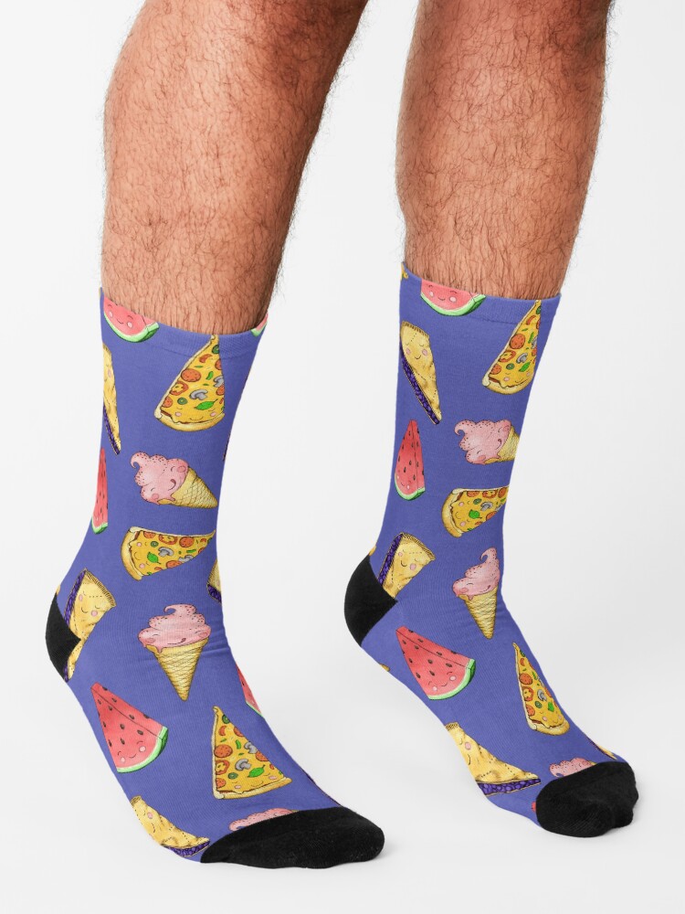 Alternate view of Happy Picnic Triangles Socks