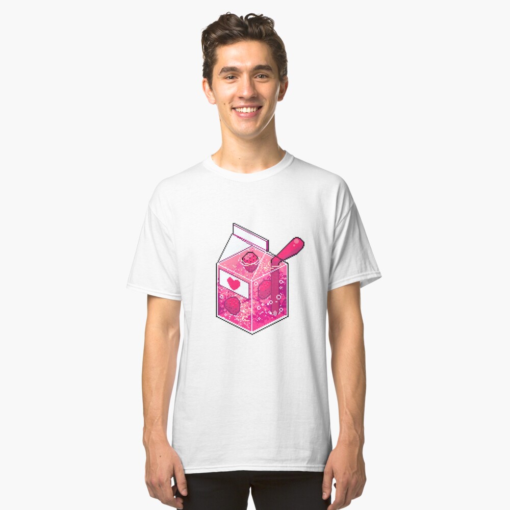 Pink Strawberry Nebula Juice Classic T-Shirt