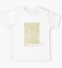 USGS Topo Map Oregon Battle Ax 278954 1985 24000 Kids Tee