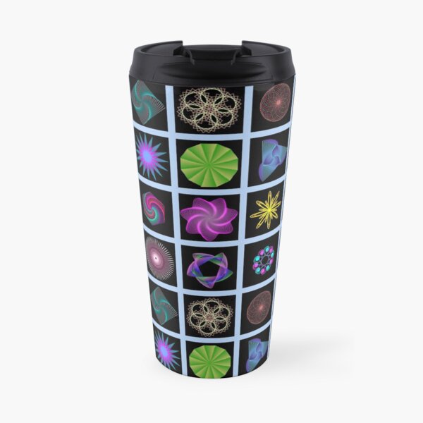 Beautiful colorful geometric shapes Travel Mug