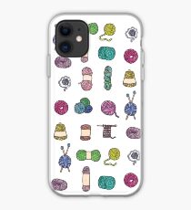 Balls of Yarn - Knitting Watercolor iPhone Case